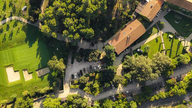 Aerial view from Domaine de Manville Golf