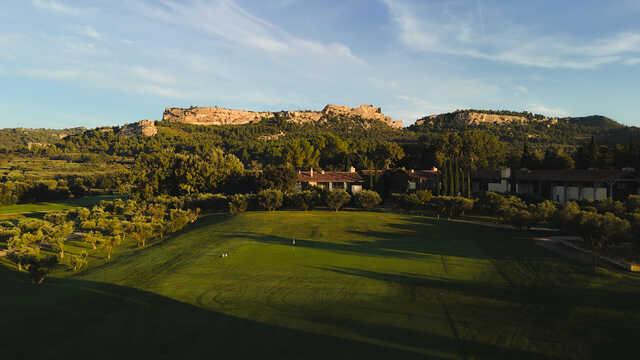 Aerial view from Domaine de Manville Golf