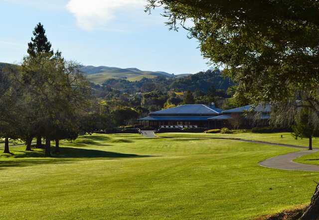 A sunny day view from Spring Valley Golf Course.