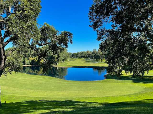 A view of fairway #1 at River from Del Rio Country Club.