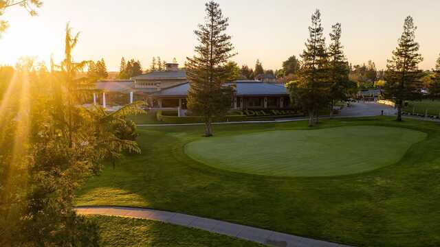 A view of the clubhouse at Del Rio Country Club.