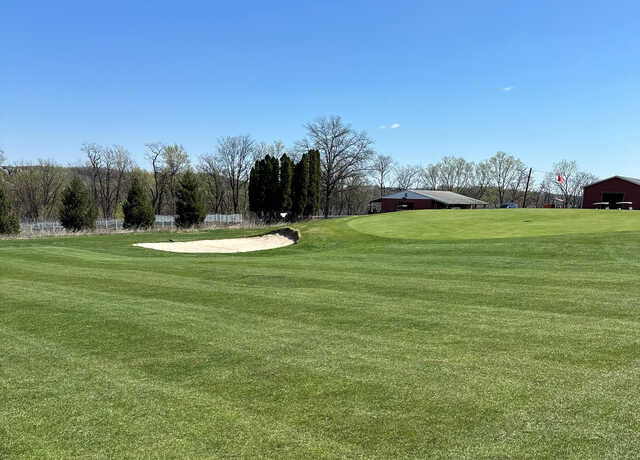 View of the 9th green from Riverview Golf Club.