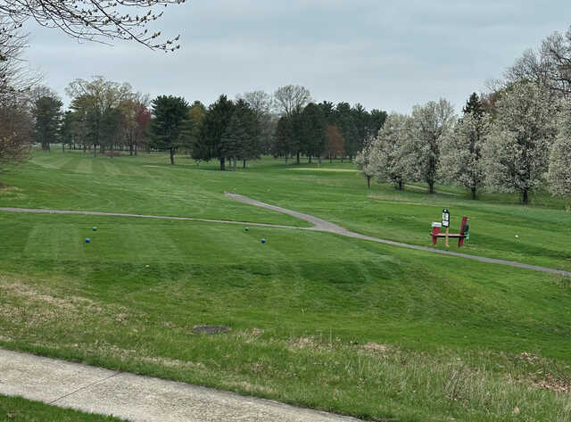 View of the 2nd tee box at Riverview Golf Club.