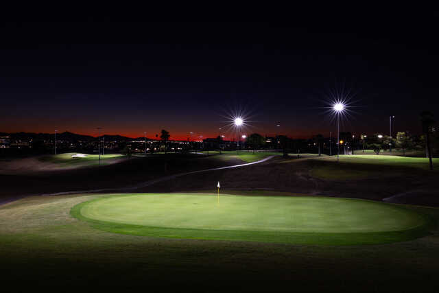 Night view from Grass Clippings at Rolling Hills 