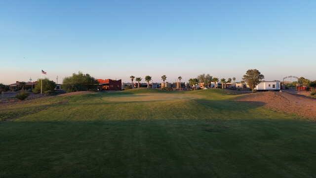 A view from Desert Springs Ranch Golf Course