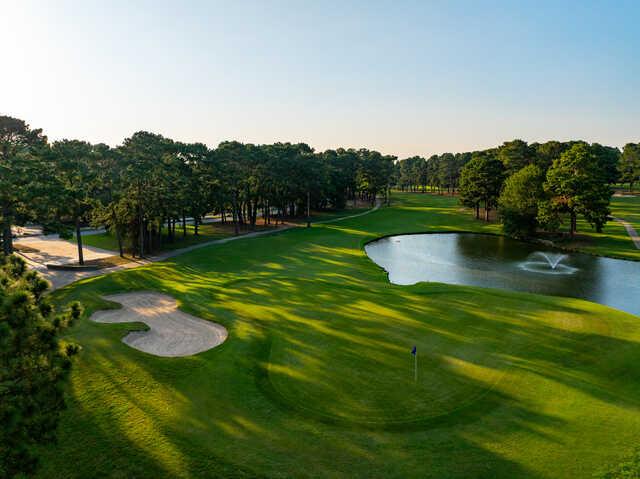 Aerial view from The Golf Club at Margaritaville Lake Resort, Lake Conroe