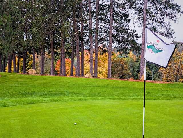 View from a green from Rolling Greens Golf Course.