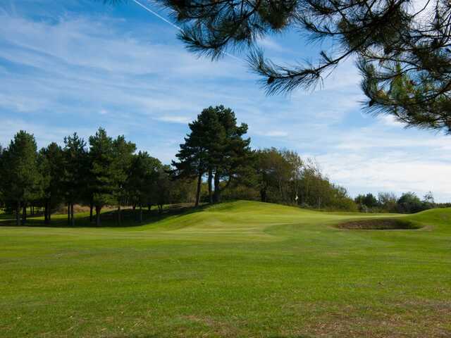 View of the 1st green from The Manoir Course at Touquet Golf Club.