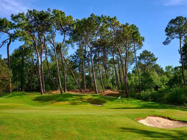 View of the 3rd green from the The Forest Course at Touquet Golf Club.