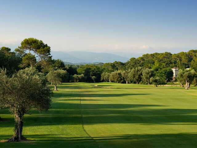 View of the 17th green from Opio Valbonne Golf Club.