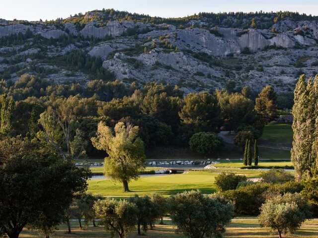 View of the 12th green from Servanes Golf Club.