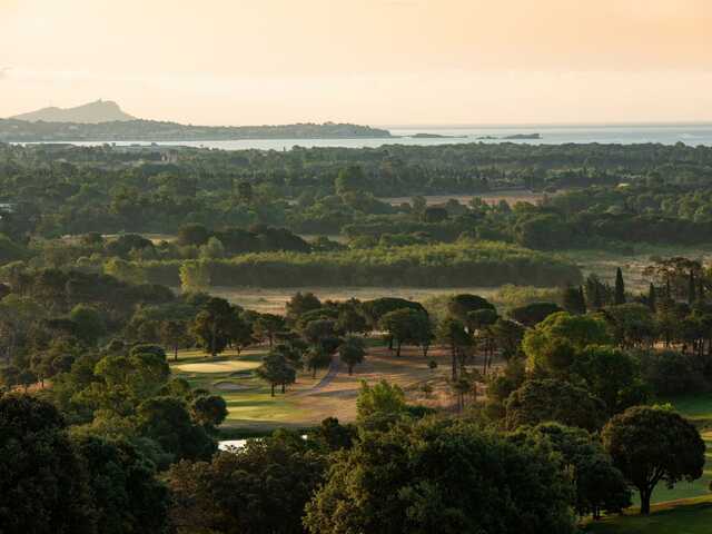 View of a green from Golf de Roquebrune.