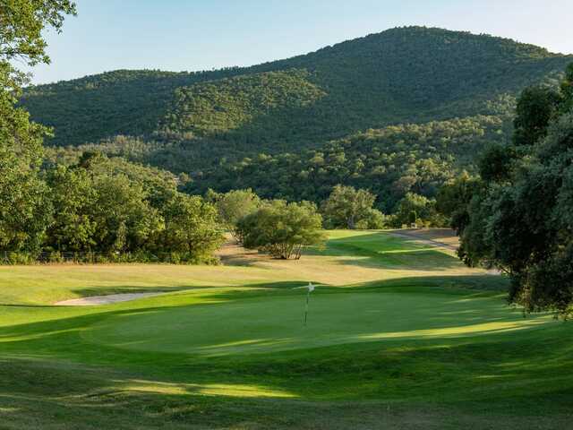 View of a green from Golf de Roquebrune.