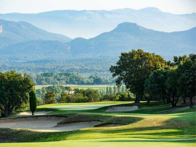 View of a green from Golf de Roquebrune.