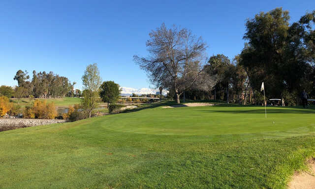 A view of a hole at River View Golf Course.