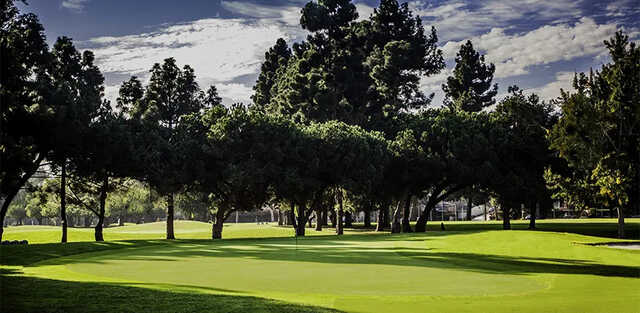 A view of a hole at Penmar Golf Course.