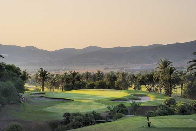 View of a green from La Manga Club Golf Resort.