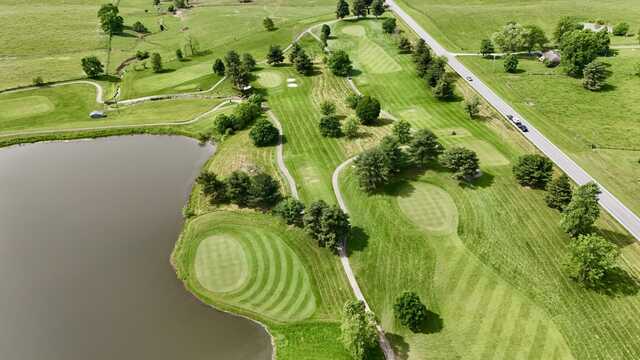 Aerial view from Henry County Country Club