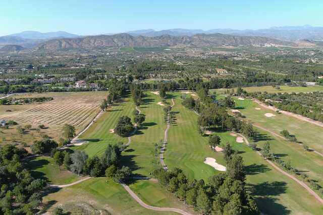 Aerial view from Lauro Golf Club