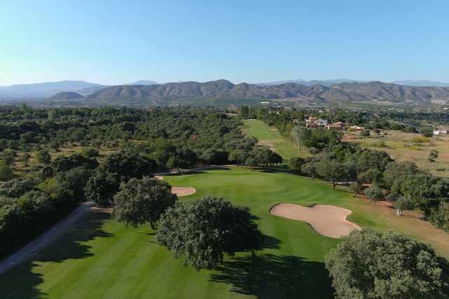 Aerial view from Lauro Golf Club