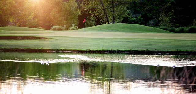 View of a green from Greystone Country Club