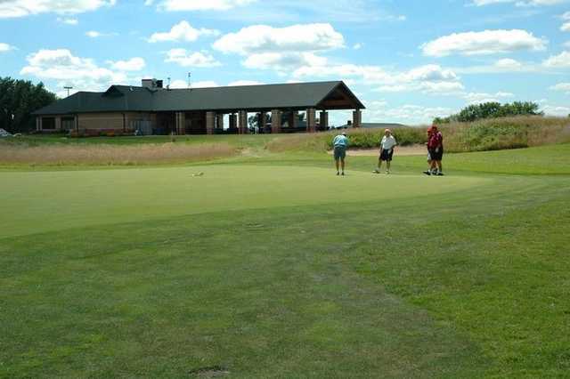 A view of the clubhouse at Red Tail Run Golf Club