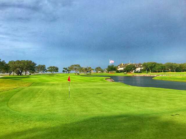 View of the 10th green from Plantation at Sea Island Golf Club
