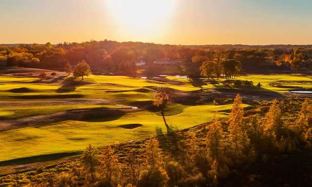 Aerial view from Crooked Water Golf Club.