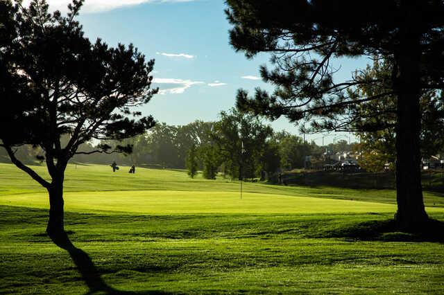A view of hole #12 at Willis Case Golf Course.
