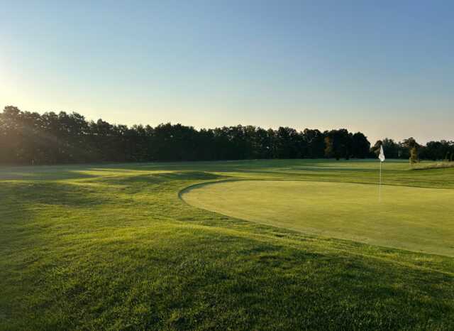 View of the 12th green from Kirby Links Golf Course.