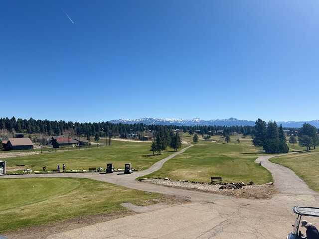 A view from Pagosa Springs Golf Club.