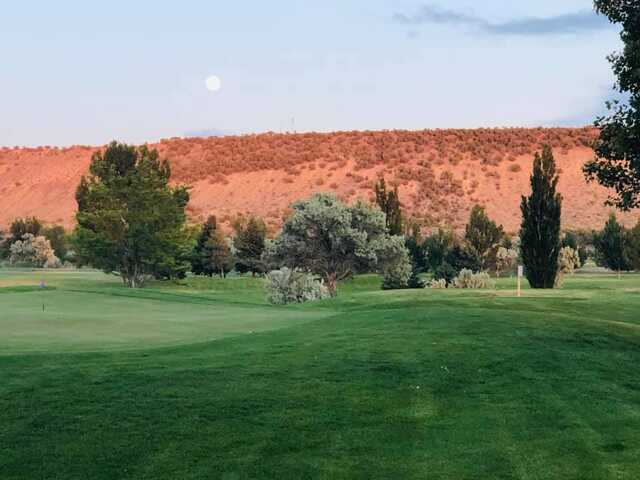 A view of a hole at Cedar Ridges Golf Course.
