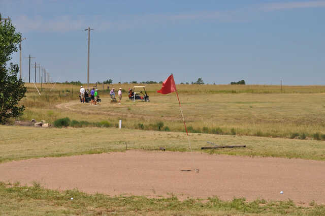 A view of a hole at Springfield Golf Course (Baca County).
