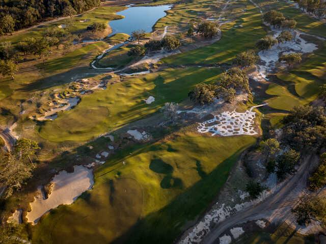 Aerial view from The Roost Course at Cabot Citrus Farms.