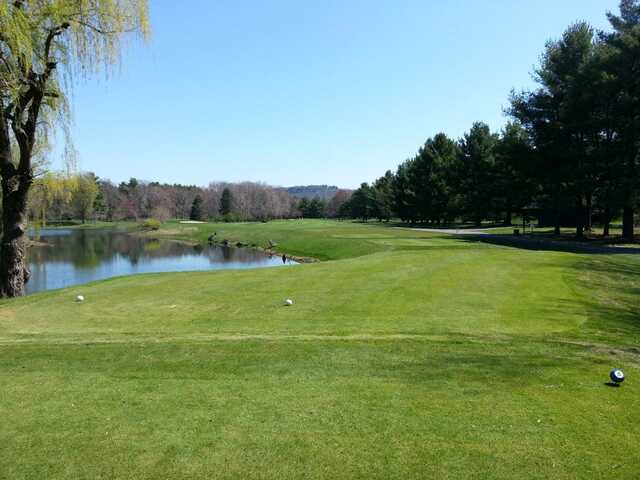A view from tee #13 from Green at Tunxis Country Club.