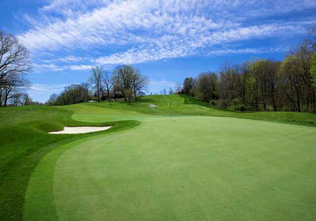 A view of the 10th hole at Greenwich Country Club.