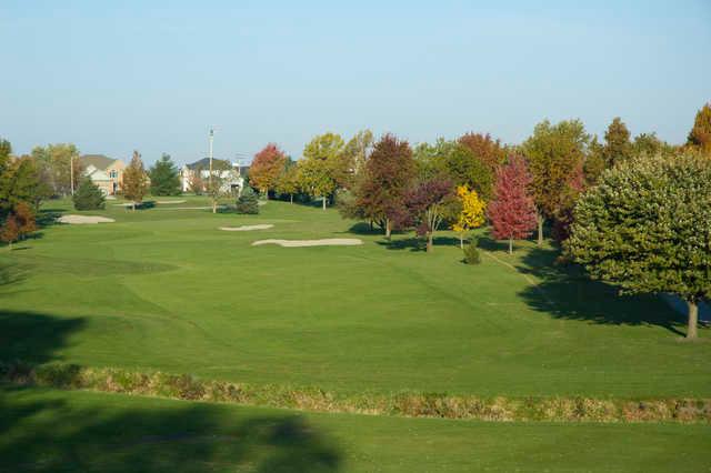 A fall view from Hickory Point Golf Course