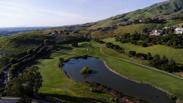 Aerial view from Bay View Golf Club