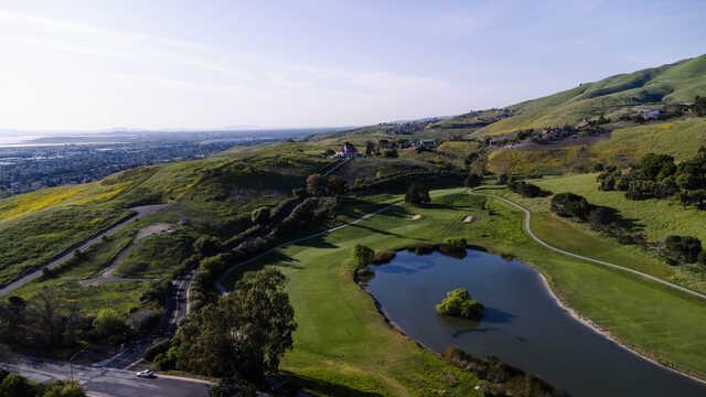 Aerial view from Bay View Golf Club