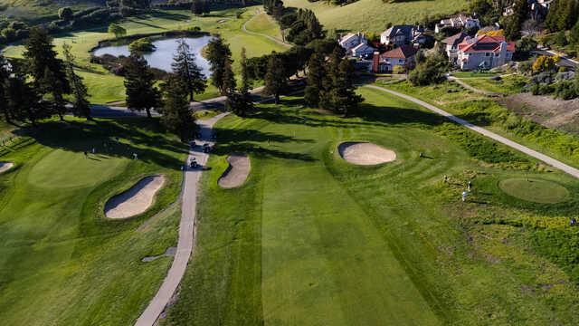 Aerial view from Bay View Golf Club
