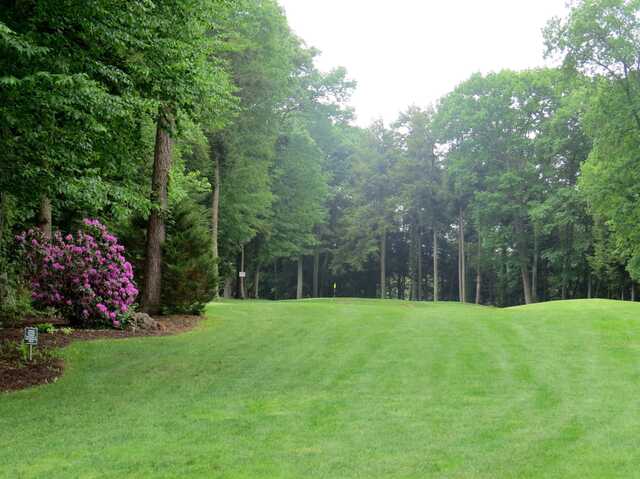 A spring view from a fairway at Gainfield Farms Golf Course.