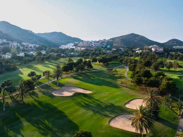 Aerial view from the North Course at Real Golf La Manga Club.