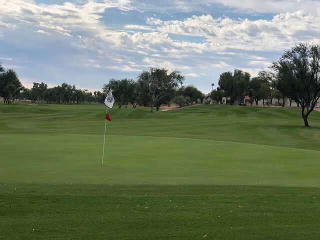 View from a green at Scottsdale Silverado Golf Club