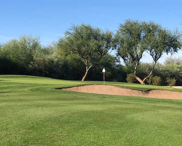 View of a green at Scottsdale Silverado Golf Club