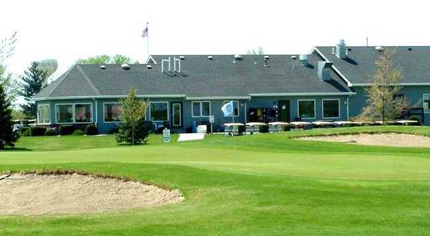 A view of the clubhouse at Railside Golf Club