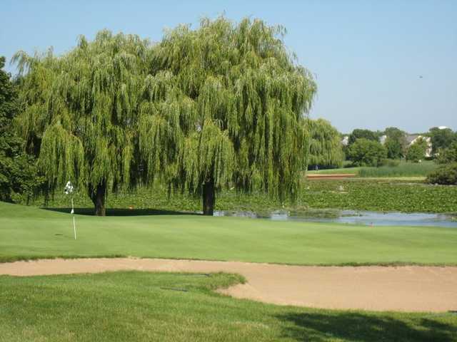 A view of hole #2 at Glendale Lakes Golf Club