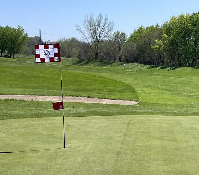 View from a green at Jefferson Community Golf Course.