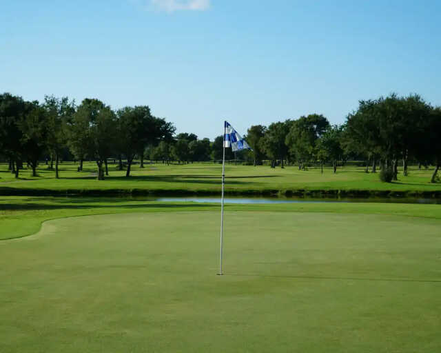 A view of a hole at Golf Central Golf Club.