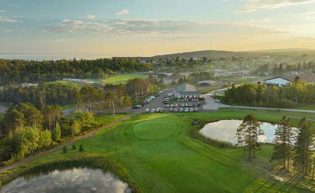Aerial view from Lakeview National Golf Course.
