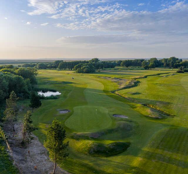 Aerial view from Hesketh Golf Club